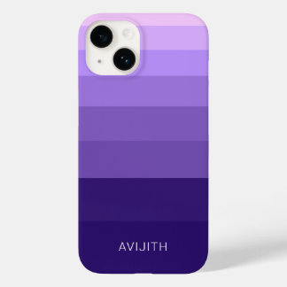 Trendy Colour Blocks indigo customisable signs Case-Mate iPhone 14 Case