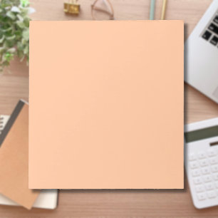 Trendy Colour Peach Fuzz Solid Colour Elegant Notepad