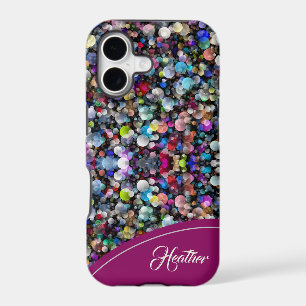 Trendy coloured bokeh iPhone Case
