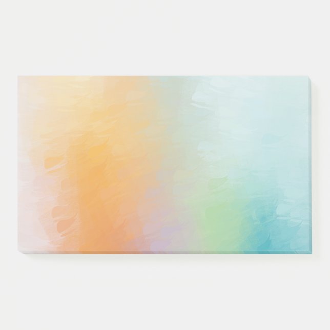 Trendy Colourful Blank Elegant Modern Template Post-it Notes (Front)