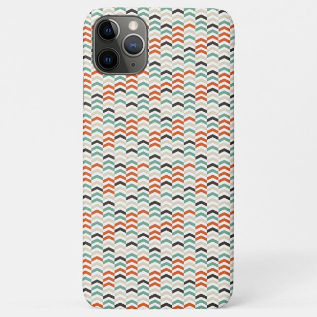 Trendy colourful Chevron pattern  Case-Mate iPhone Case (Back)
