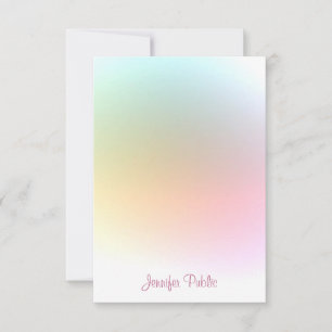 Trendy Colourful Typography Script Modern Template