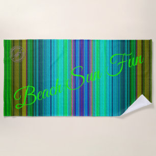 Trendy Colours Beach Towel