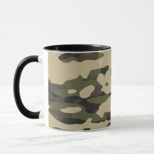 Trendy Colours Camouflage Abstract Pattern Mug