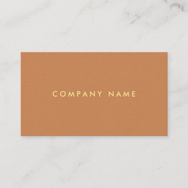 Trendy Colours Professional Elegant Simple Design Business Card (Front)