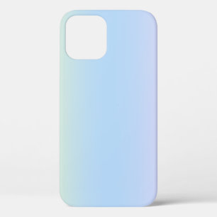 Trendy Contemporary Light Blue iPhone 12 Pro Case