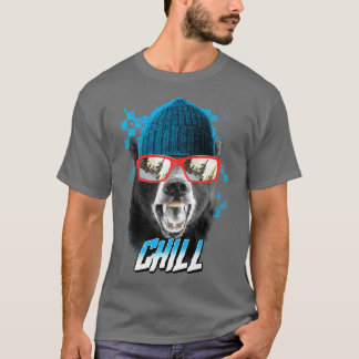 Trendy Cool Bear Chill Poster Premium T-Shirt