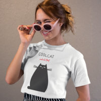 Trendy Cool Cat And All That simple Illustration
