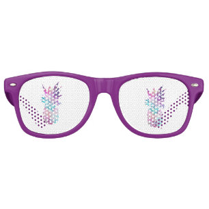 Trendy Cool  Colourful Pineapple Retro Sunglasses