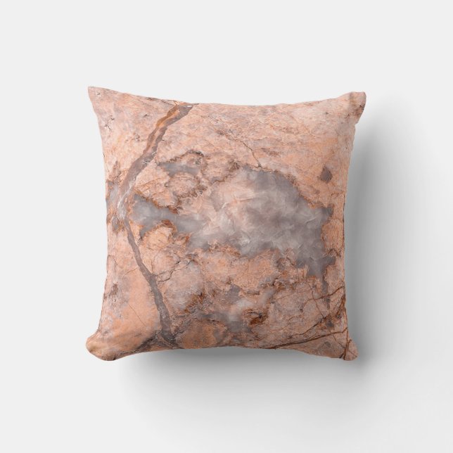Trendy Cool Marble Stone Texture Cushion (Front)