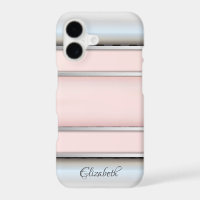 Trendy Cool Striped Silver - Personalised