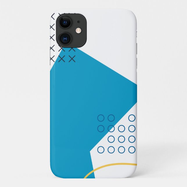 Trendy, cool, urban geometric Memphis illustration Case-Mate iPhone Case (Back)