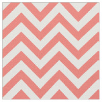 Trendy Coral Chevron Pattern