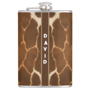 Trendy Cow Faux Leather Elegant Collection Hip Flask