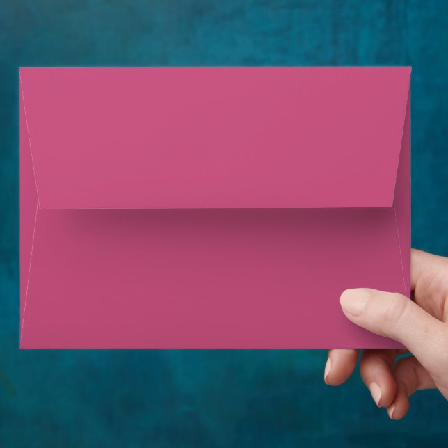 Trendy Cranberry Pink - Envelopes (Hand)