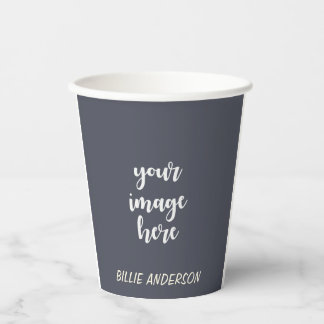 Trendy Create Your Own Personalised Image Paper Cups