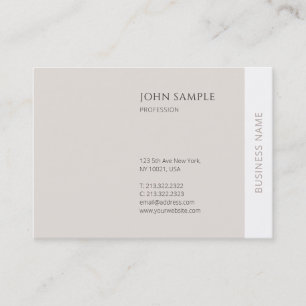 Trendy Creative Modern Simple Professional Elegant Business Card