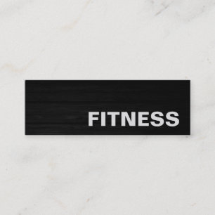 Trendy Creative Wood Fitness Sport Business Card