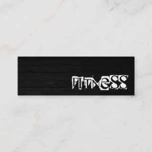 Trendy Creative Wood Fitness Sport Business Card