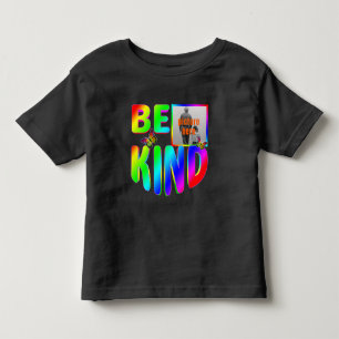 TRENDY CUSTOM BE KIND COLORFUL RAINBOW BUTTERFLIES TODDLER T-Shirt