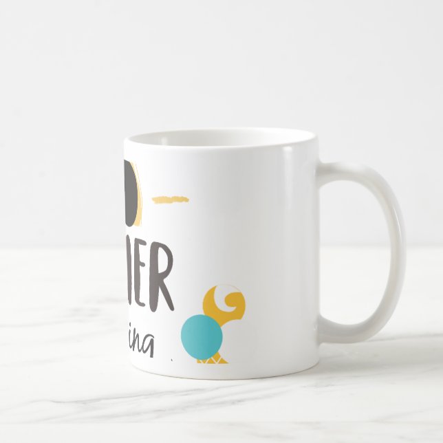 Trendy Custom Design | Personalised Gift, Unique A Coffee Mug (Right)