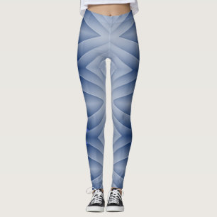 Trendy cute blue "Ratti_Creative_Arts" Leggings