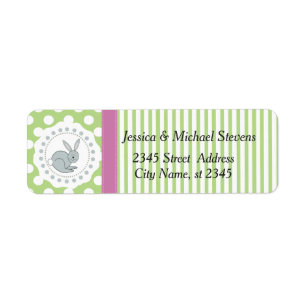 Trendy cute Easter cartoon funny bunny