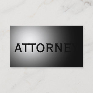 Trendy Cute Plain Attorney At Law Business Card