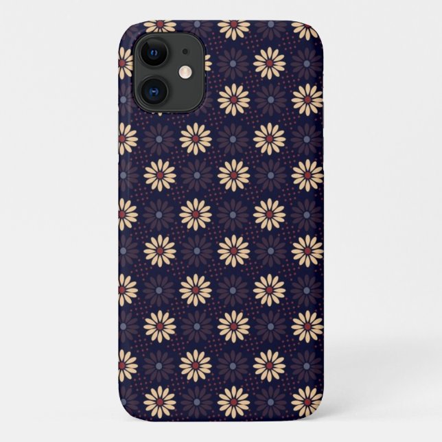 Trendy Daisy Floral Case-Mate iPhone Case (Back)