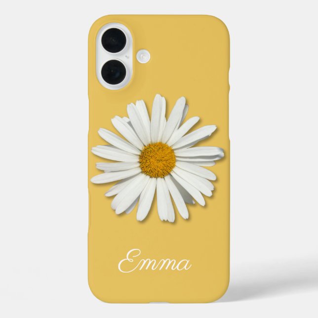 Trendy Daisy Flower Blossom Pretty Floral Fashion Case-Mate iPhone Case (Back)