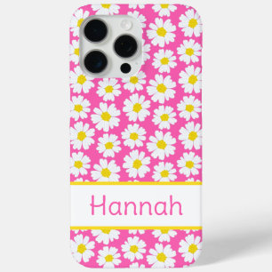 Trendy Daisy Pattern iPhone 15 Pro Max Case