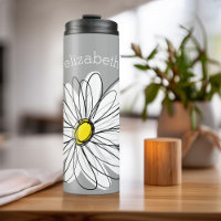 Trendy Daisy with grey and yellow