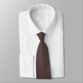 Trendy Dark Mocha Brown - Neck Tie