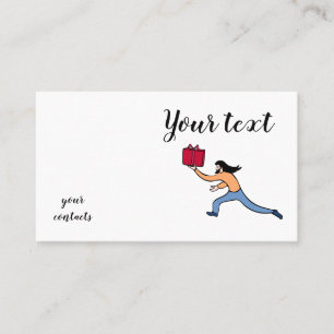 Trendy decorative business card