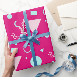 Trendy Decorative Monogram Love Bachelor Party Wrapping Paper
