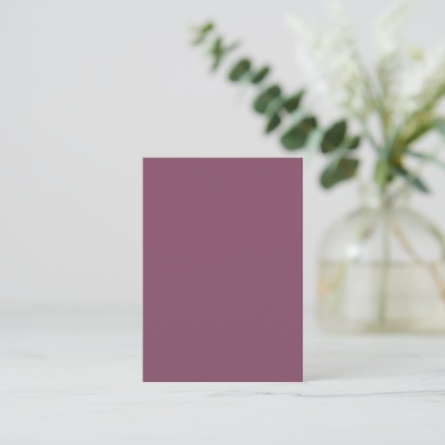 Trendy Deep Plum - Garden Flag Card (Standing Front)