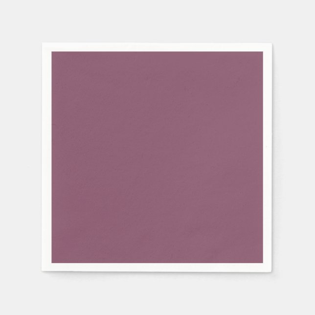 Trendy Deep Plum - Napkins (Front)
