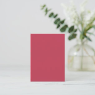 Trendy Deep Raspberry Red - Note Card