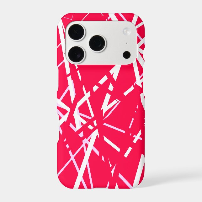 Trendy Design on Red Background (Back)