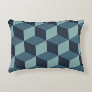 Trendy design vintage abstract colour block geome Decorative Cushion