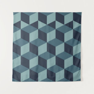 	Trendy design vintage abstract colour block geome Tapestry