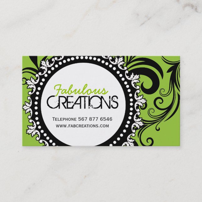 TRENDY DESIGNER BUSINESS CARDS (Front)
