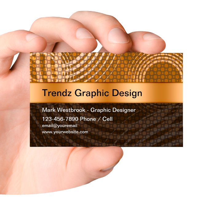 Trendy Designer Business Cards Online Template (Creator Uploaded)