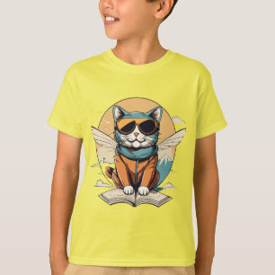 Trendy Digital Illustration T-Shirt