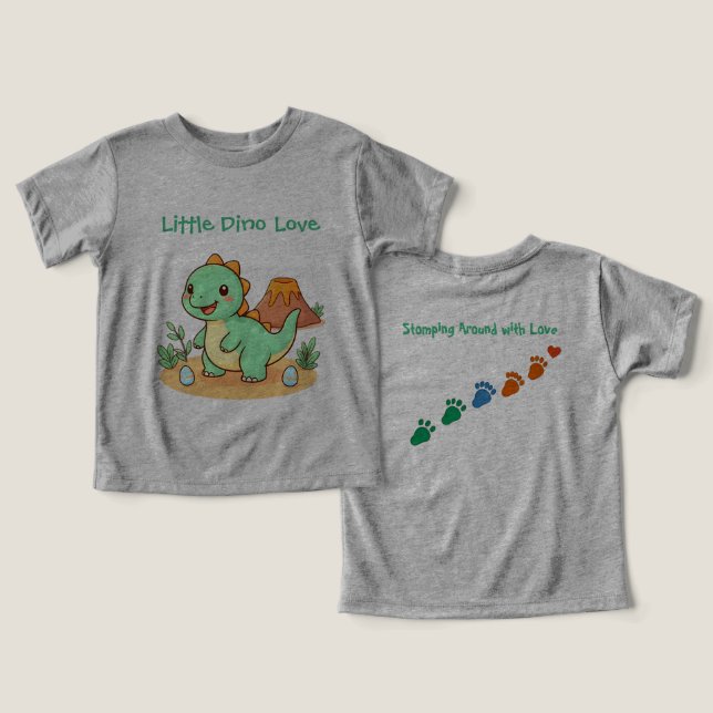 Trendy Dinosaur Fun (Design Front & Back)
