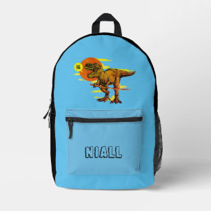 Trendy Dinosaur  Personalized Printed Backpack
