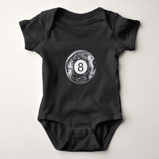 Trendy Disco 8 Ball Motif, Modern Style Baby Girl  Baby Bodysuit