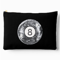 Trendy Disco Ball Art, Black and Silver Retro