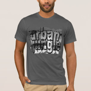 Trendy Distressed Cool Urban Jungle T-Shirt