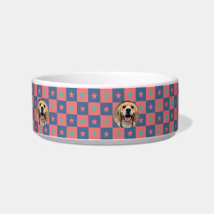 Trendy Dog Mum Custom Name Dog Food Funny Dog Bowl